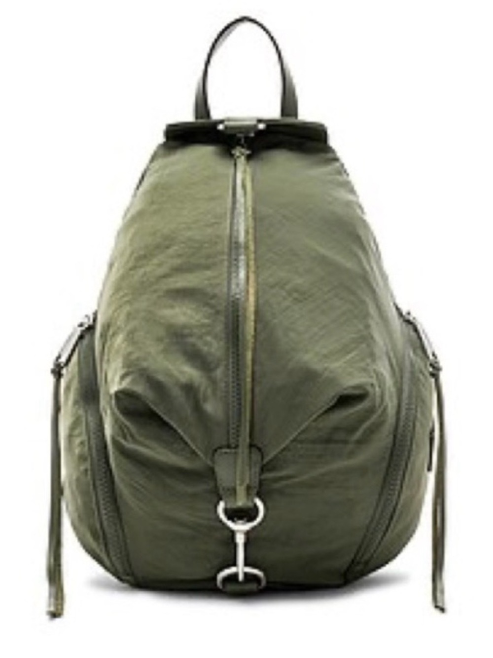 Rebecca Minkoff Julian Nylon Backpack in Olive - Picture 3 of 14
